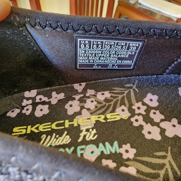 Skechers Women's Black Mary Jane Shoes - Picture 4 of 5